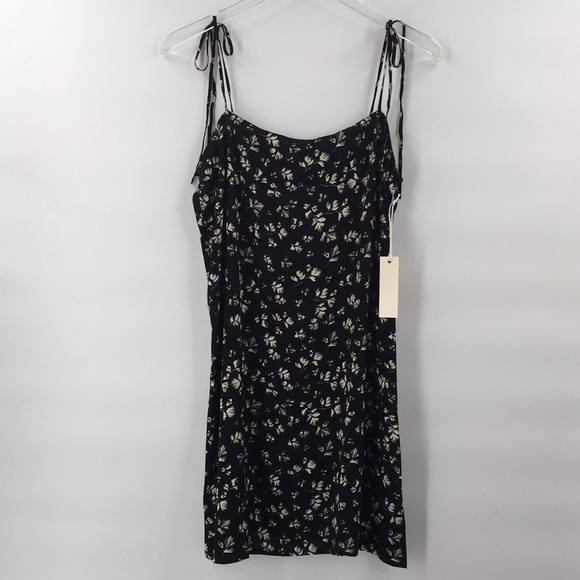 NWT Capulet Lucia Mini Slip Dress Shoulder ties Floral - Picture 3 of 12